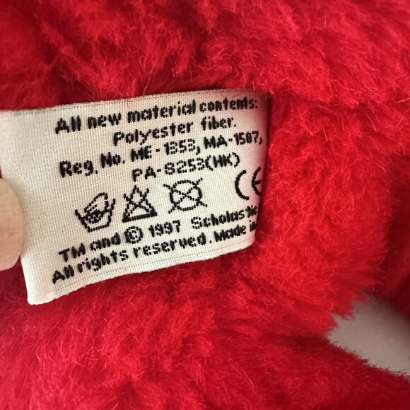 Vtg 1997 Clifford The Big Red Dog Scholastic Sidekicks 20” Stuffed Plush Animal - Picture 6 of 7